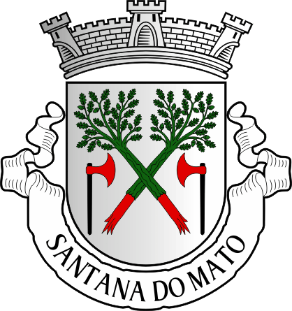 Brasão da freguesia de Santana do Mato - Santana do Mato civil parish, coat-of-arms Brasão da freguesia de Santana do Mato - Santana do Mato civil parish, coat-of-arms