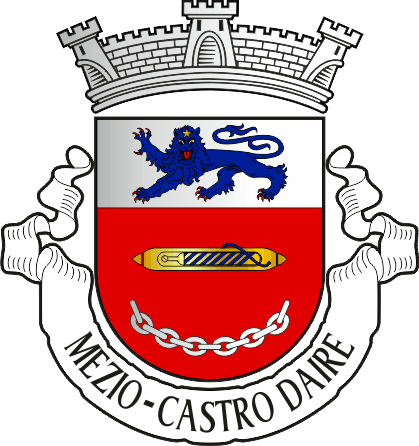 Brasão da antiga freguesia de Mezio - Mezio former civil parish, coat-of-arms