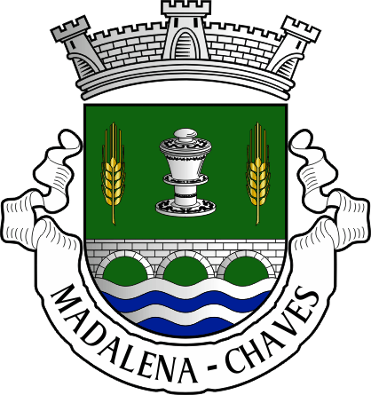 Brasão da antiga freguesia de Madalena - Madalena former civil parish, coat-of-arms