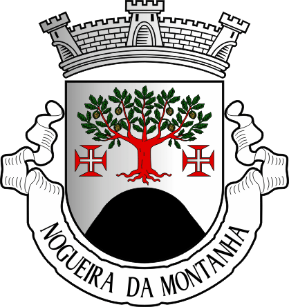 Brasão da Freguesia de Nogueira da Montanha - Nogueira da Montanha civil parish, coat-of-arms