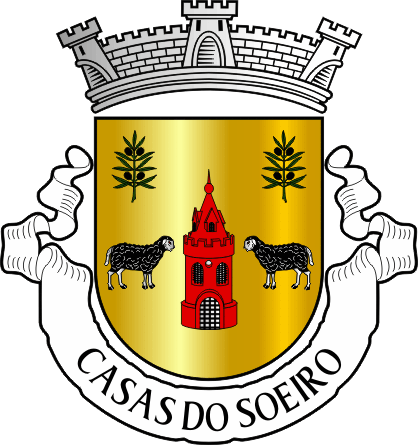 Brasão da freguesia de Casas do Soeiro - Casas do Soeiro civil parish, coat-of-arms