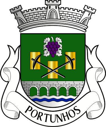 Brasão da antiga freguesia de Portunhos - Portunhos former civil parish, coat-of-arms Brasão da antiga freguesia de Portunhos - Portunhos former civil parish, coat-of-arms