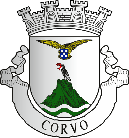Brasão do Município do Corvo - Corvo municipal coat-of-arms