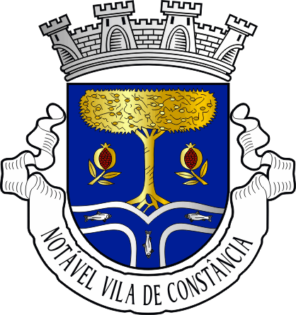 Brasão do Município de Constância - Constância municipal coat-of-arms
