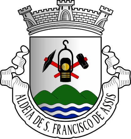 Brasão da freguesia de Aldeia de São Francisco de Assis - Aldeia de São Francisco de Assis civil parish, coat-of-arms