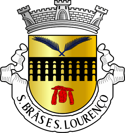 Brasão da freguesia de São Brás e São Lourenço - São Brás and São Lourenço civil parish, coat-of-arms