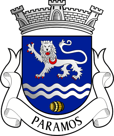 Brasão da freguesia de Paramos - Paramos civil parish, coat-of-arms Brasão da freguesia de Paramos - Paramos civil parish, coat-of-arms