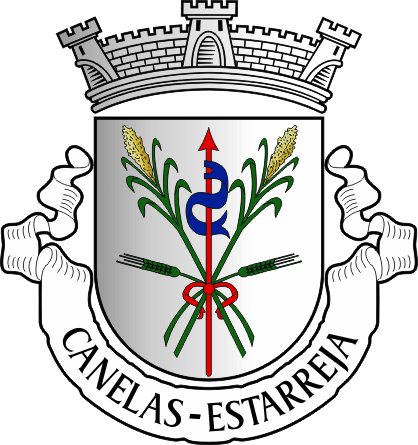 Brasão da antiga freguesia de Canelas - Canelas former civil parish, coat-of-arms Brasão da antiga freguesia de Canelas - Canelas former civil parish, coat-of-arms