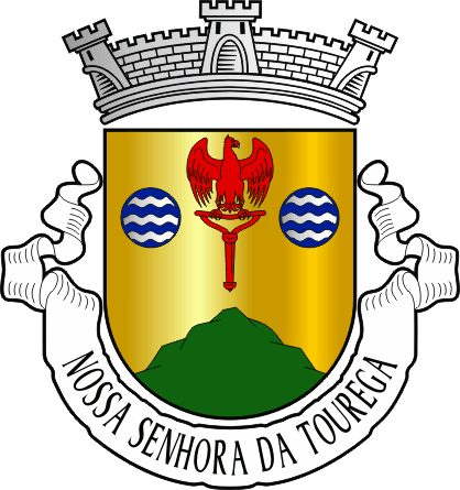 Brasão da antiga freguesia de Nossa Senhora da Tourega - Nossa Senhora da Tourega former civil parish, coat-of-arms
