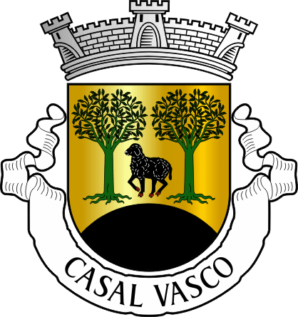 Brasão da freguesia de Casal Vasco - Casal Vasco civil parish, coat-of-arms