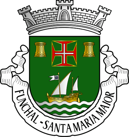 Brasão da freguesia do Funchal (Santa Maria Maior) - Funchal (Santa Maria Maior) civil parish, coat-of-arms