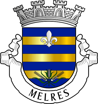 Brasão da antiga freguesia de Melres - Melres former civil parish, coat-of-arms