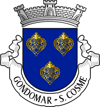 Brasão da antiga freguesia de Gondomar (São Cosme) - Gondomar (São Cosme) former civil parish, coat-of-arms