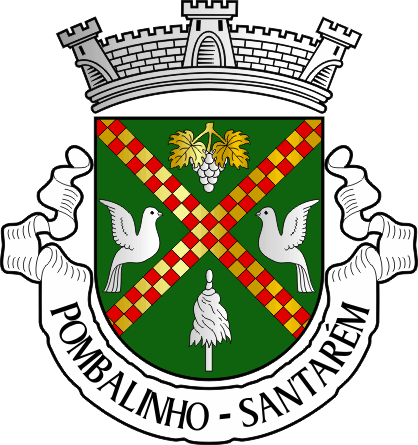 Brasão da freguesia de Pombalinho - Pombalinho civil parish, coat-of-arms