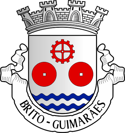 Brasão da freguesia de Brito - Brito civil parish, coat-of-arms