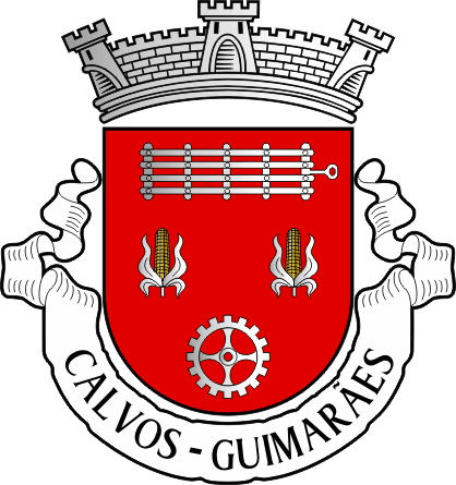Brasão da antiga freguesia de Calvos - Calvos former civil parish, coat-of-arms Brasão da antiga freguesia de Calvos - Calvos former civil parish, coat-of-arms