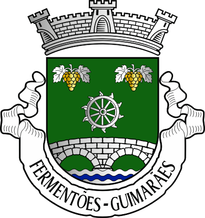 Brasão da freguesia de Fermentões - Fermentões civil parish, coat-of-arms