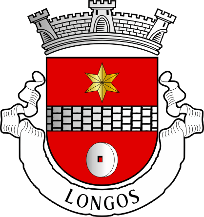 Brasão da freguesia de Longos - Longos civil parish, coat-of-arms
