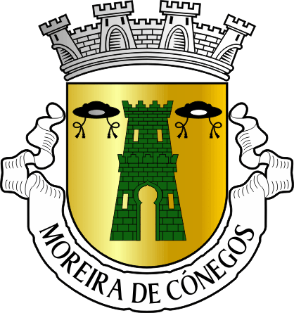 Brasão da freguesia de Moreira de Cónegos - Moreira de Cónegos civil parish, coat-of-arms