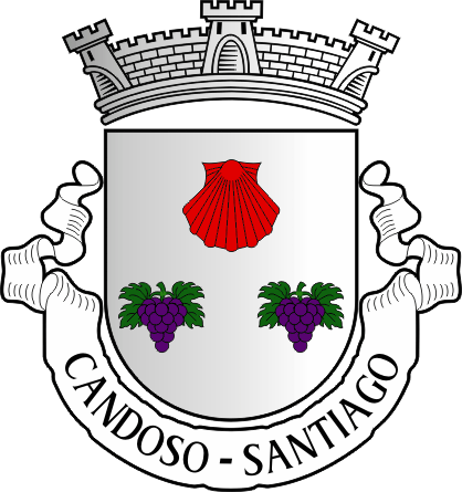 Brasão da antiga freguesia de Candoso (Santiago) - Candoso (Santiago) former civil parish, coat-of-arms