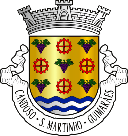 Brasão da freguesia de Candoso (São Martinho) - Candoso (São Martinho) civil parish, coat-of-arms