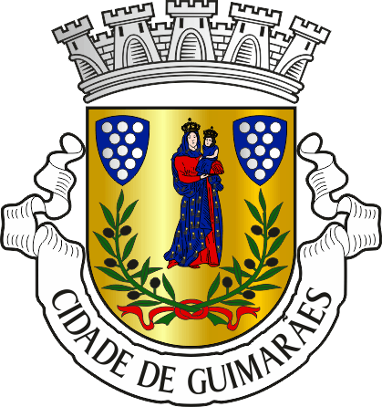 Brasão do Município de Guimarães - Guimarães municipal coat-of-arms Brasão do Município de Guimarães - Guimarães municipal coat-of-arms