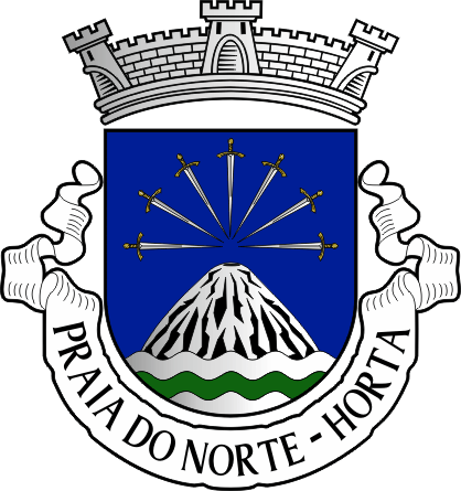 Brasão da freguesia de Praia do Norte - Praia do Norte civil parish, coat-of-arms Brasão da freguesia de Praia do Norte - Praia do Norte civil parish, coat-of-arms