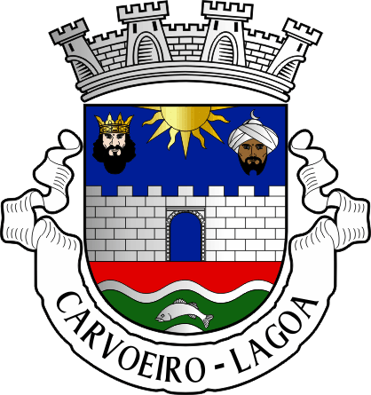 Brasão da antiga freguesia de Carvoeiro - Carvoeiro former civil parish, coat-of-arms Brasão da antiga freguesia de Carvoeiro - Carvoeiro former civil parish, coat-of-arms