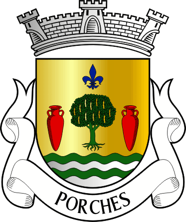 Brasão da freguesia de Porches - Porches civil parish, coat-of-arms Brasão da freguesia de Porches - Porches civil parish, coat-of-arms