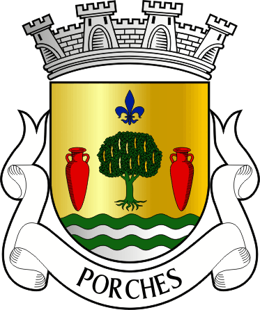 Brasão da freguesia de Porches - Porches civil parish, coat-of-arms Brasão da freguesia de Porches - Porches civil parish, coat-of-arms