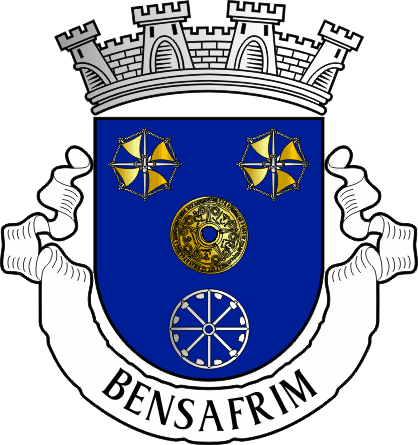 Brasão da antiga freguesia de Bensafrim - Bensafrim former civil parish, coat-of-arms Brasão da antiga freguesia de Bensafrim - Bensafrim former civil parish, coat-of-arms