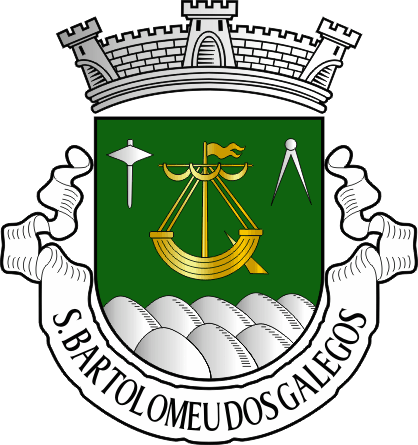 Brasão da antiga freguesia de São Bartolomeu dos Galegos - São Bartolomeu dos Galegos former civil parish, coat-of-arms