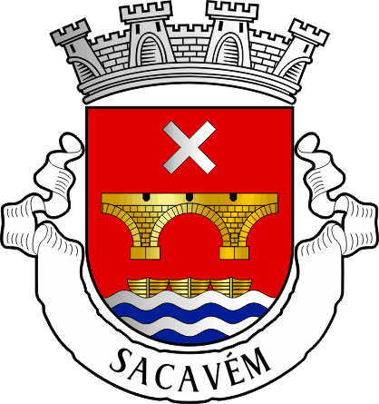 Brasão da antiga freguesia de Sacavém - Sacavém former civil parish, coat-of-arms Brasão da antiga freguesia de Sacavém - Sacavém former civil parish, coat-of-arms