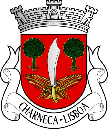 Brasão da antiga freguesia de Charneca - Charneca former civil parish, coat-of-arms
