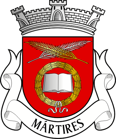 Brasão da antiga freguesia dos Mártires - Mártires former civil parish, coat-of-arms