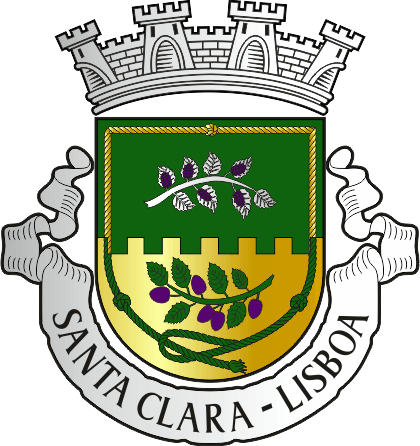 Brasão da freguesia de Santa Clara - Santa Clara civil parish coat-of-arms