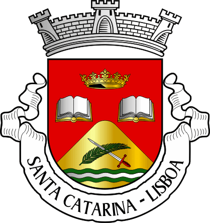 Brasão da antiga freguesia de Santa Catarina - Santa Catarina former civil parish, coat-of-arms