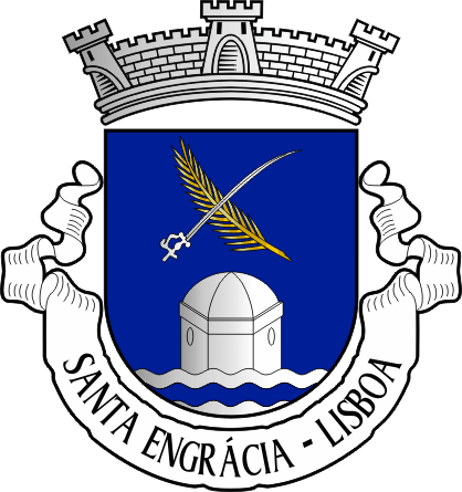 Brasão da antiga freguesia de Santa Engrácia - Santa Engrácia former civil parish, coat-of-arms Brasão da antiga freguesia de Santa Engrácia - Santa Engrácia former civil parish, coat-of-arms