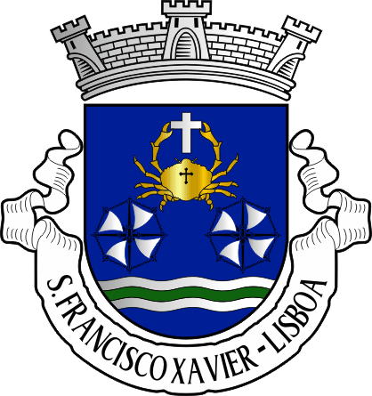 Brasão da antiga freguesia de São Francisco Xavier - São Francisco Xavier former civil parish, coat-of-arms