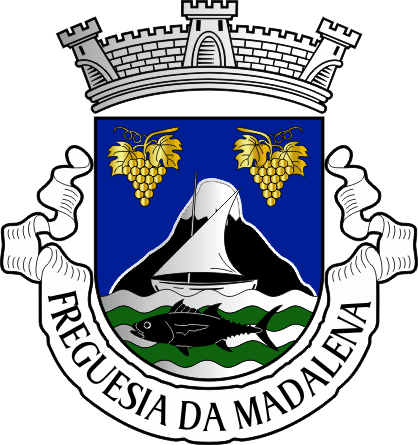 Brasão da freguesia da Madalena - Madalena civil parish, coat-of-arms