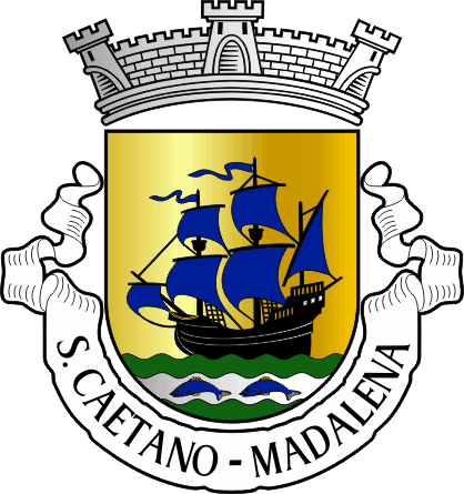 Brasão da freguesia de São Caetano - São Caetano civil parish, coat-of-arms Brasão da freguesia de São Caetano - São Caetano civil parish, coat-of-arms