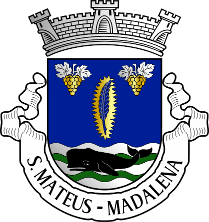 Brasão da freguesia de São Mateus - São Mateus civil parish, coat-of-arms Brasão da freguesia de São Mateus - São Mateus civil parish, coat-of-arms