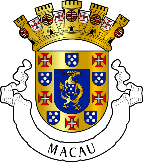 Proposta para o brasão da colónia de Macau - Macao Colony coat-of-arms proposal