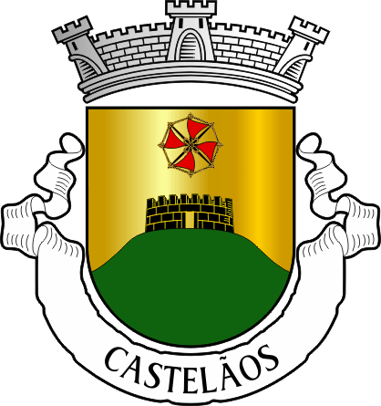 Brasão da antiga freguesia de Castelãos - Castelãos former civil parish, coat-of-arms