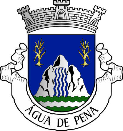 Brasão da freguesia de Água de Pena - Água de Pena civil parish, coat-of-arms