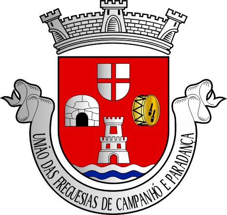 Brasão da União das freguesias de Campanhó e Paradança - Campanhó and Paradança civil parishes union coat-of-arms Brasão da União das freguesias de Campanhó e Paradança - Campanhó and Paradança civil parishes union coat-of-arms