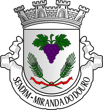 Brasão da antiga freguesia de Sendim - Sendim former civil parish, coat-of-arms Brasão da antiga freguesia de Sendim - Sendim former civil parish, coat-of-arms