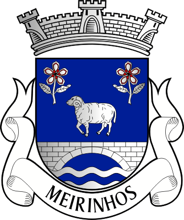 Brasão da freguesia de Meirinhos - Meirinhos civil parish, coat-of-arms