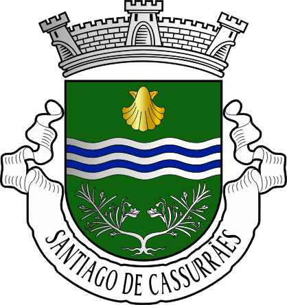 Brasão da antiga freguesia de Santiago de Cassurrães - Santiago de Cassurrães former civil parish, coat-of-arms Brasão da antiga freguesia de Santiago de Cassurrães - Santiago de Cassurrães former civil parish, coat-of-arms