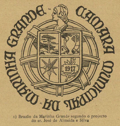 Projecto para o brasão do Município da Marinha Grande - Marinha Grande municipal coat-of-arms project